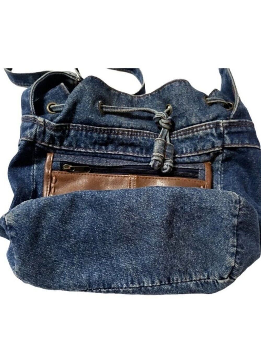 Denim Crossbody Purse BONUS Affliction American Customs Crossbody Purse - Picture 4 of 13